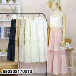 Casual Chic Long Skirt กระโปรงยาวลุคชิค ใส่ได้ทุกวัน-690202170210