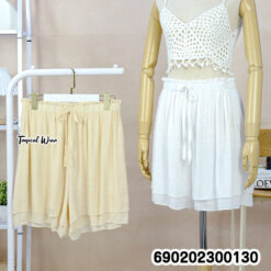 Summer Loose Fit Shorts กางเกงขาสั้นทรงหลวม ผ้านุ่มพริ้ว - 690202300130