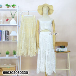 Whisper Crochet Skirt กระโปรงถักโครเชต์ดีไซน์ละมุน เรียบดูดี-690302060330