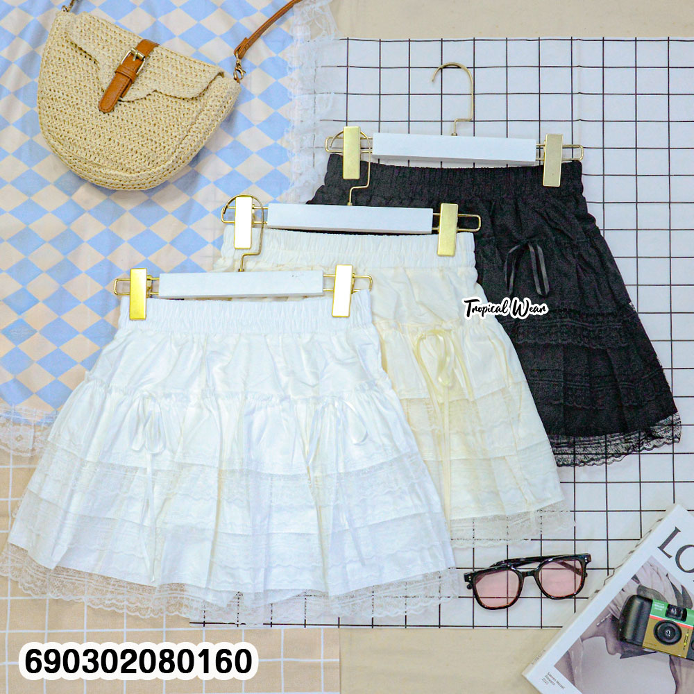 Whisper Lace Layered Skort-690302080160