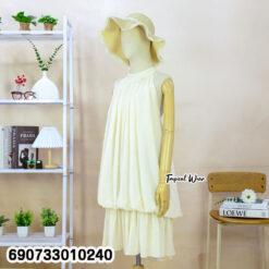 Flowy Halter Mini Dress with Open Back เดรสสายคล้องคอ ทรงพลิ้ว เปิดหลัง ลุคหวาน - 690733010240 - Image 5