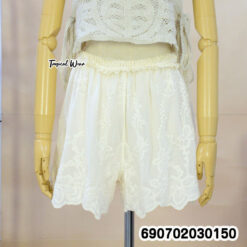 Summer Embroidered Casual Shorts กางเกงขาสั้นปักลายแฟชั่นผู้หญิง - 690702030150 - Image 4