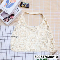 Crochet Beach Tote Bag กระเป๋าโครเชต์สำหรับชายหาด - 690717030210 - Image 5