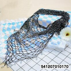 Beaded Mesh Cape Shawl ผ้าคลุมไหล่ตาข่ายปักมุก - 541207010170 - Image 8