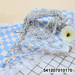 Beaded Mesh Cape Shawl ผ้าคลุมไหล่ตาข่ายปักมุก - 541207010170 - Image 5