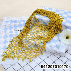 Beaded Mesh Cape Shawl ผ้าคลุมไหล่ตาข่ายปักมุก - 541207010170 - Image 4