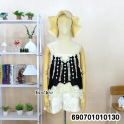 Boho Lace Camisole Top Beach & Resort Wear เสื้อสายเดี่ยวลูกไม้ สไตล์โบโฮ สำหรับเที่ยวทะเลและรีสอร์ท - 690701010130 - Image 14