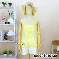 Boho Lace Camisole Top Beach & Resort Wear เสื้อสายเดี่ยวลูกไม้ สไตล์โบโฮ สำหรับเที่ยวทะเลและรีสอร์ท - 690701010130 - Image 13