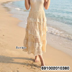 Tiered Lace Maxi Skirt กระโปรงยาวลูกไม้หลายชั้นผู้หญิง - 691002010380 - Image 2
